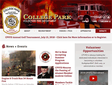 Tablet Screenshot of cpvfd.org